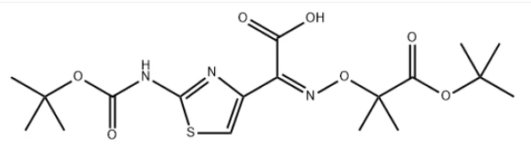 CAS 137088-65-4 (Z)-2-(((1-(tert-butoxy)-2-methyl-1-oxopropan-2-yl)oxy)imino)-2-(2-((tert-butoxycarbonyl)amino)thiazol-4-yl)aceticacid