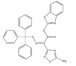 CAS 209467-59-4 (2Z)-2-(5-amino-1,2,4-thiadiazol-3-yl)-1-(1,3-benzothiazol-2-ylsulfanyl)-2-[(triphenylmethoxy)imino]ethan-1-one