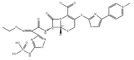 CAS:229016-73-3 PyridiniumM, 4 - [2 - [(6R,7R) - 2 - Carboxy - 7 - [(2Z) - (ethoxyimino)[5 - (phosphonoamino) - 1,2,4 - Thiadiazol - 3 - Yl]acetyl]amino] - 8 - Oxo - 5 - Thia - 1 - Azabicyclo[4.2.0]oct - 2 - En - 3 - Yl]thio] - 1 - Methyl - Pyridinium Inner Salt