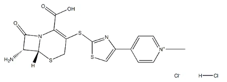 CAS：400827-64-7 7β - Amino - 3 - [4 - (pyridin - 2 - Thiazole Sulfone Radical)] - 3 - Cephem - 4 - Carboxylic Acid·2HCl