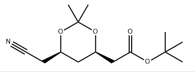 Atorvastatin Calcium Intermediate CAS 125971-94-0 (4R,6R)-tert-Butyl-6-cyanomethyl-2,2-dimethyl-1,3-dioxane-4-acetate