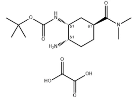 Tert-Butyl [(1R,2S,5S)-2-amino-5-[(dimethylamino)carbonyl]cyclohexyl]carbamate Oxalate CAS NO.:1210348-34-7